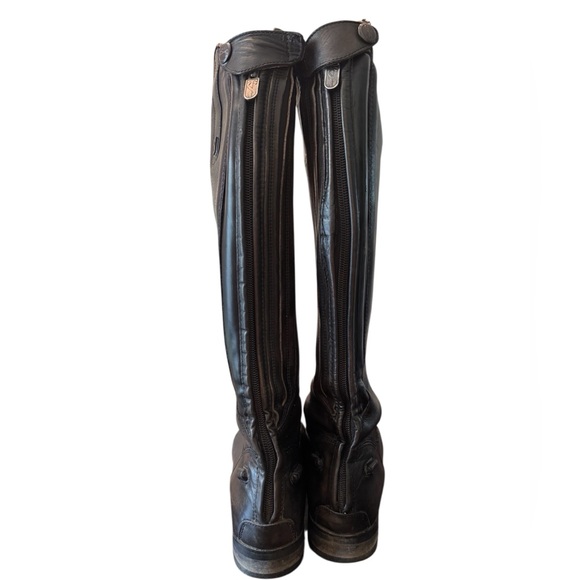 Tredstep Donatello Renaissance Black Leather Tall Equestrian Boots - Picture 2 of 10